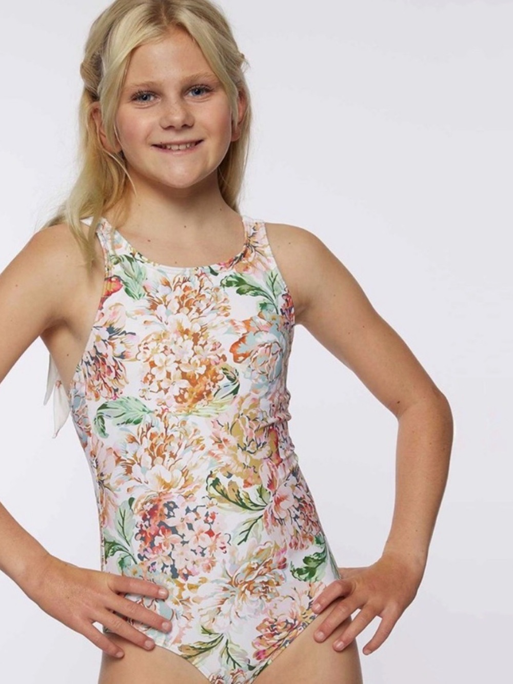 O'Neill Girls Arden Floral One-Piece Swimsuit